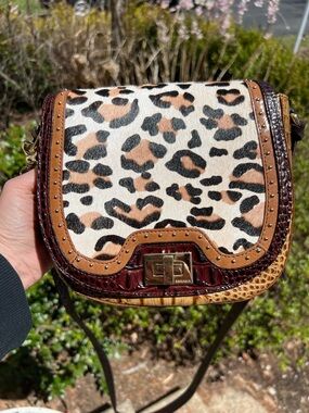 Brahmin Mini Sonny Tan Capella Crossbody